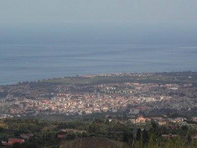 Blick nach Osten auf Giarre