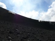 Graben vom nordöstlichen Rand der Voragine bis zum Nordostkrater