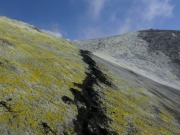 Schwefelablagerungen am südöstlichen Rand der Voragine