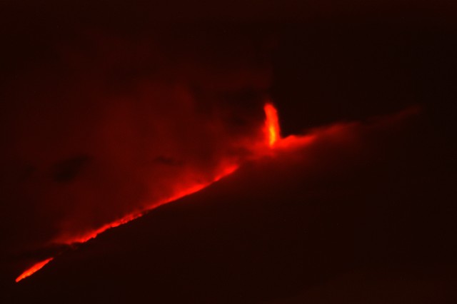 Eruptive Phase von Giardini/Naxos aus