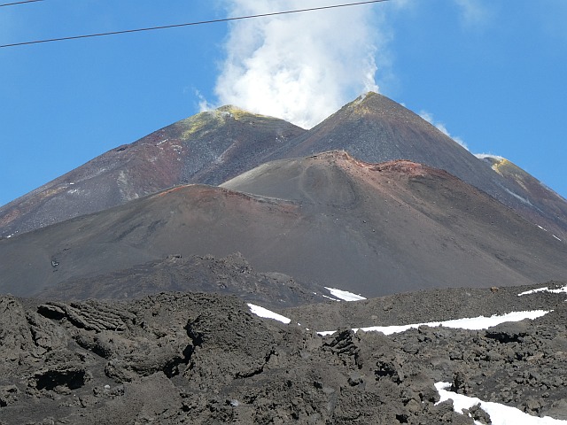 Südostkraterkomplex von Süden aus