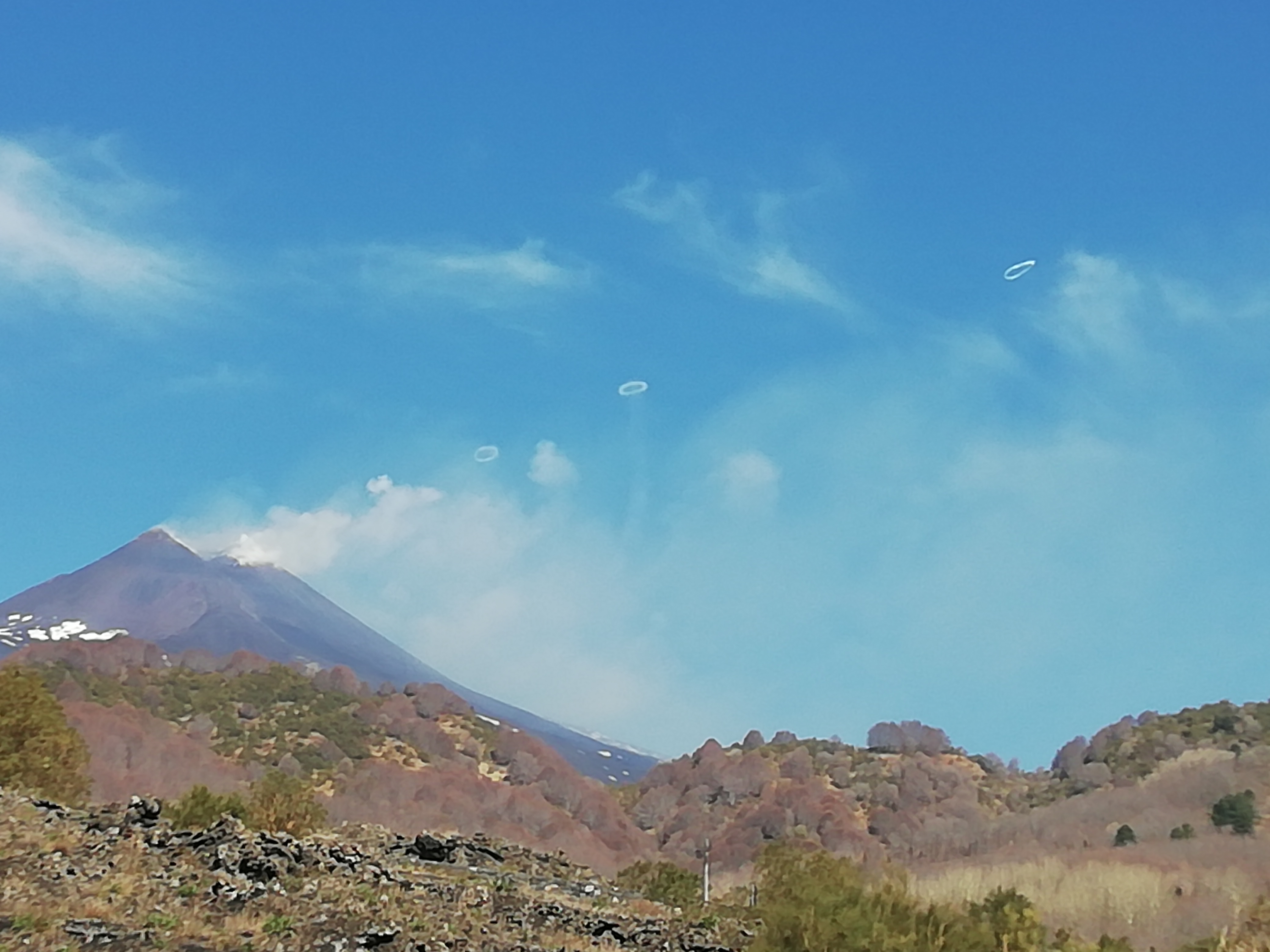 Gasringe von Südosten aus