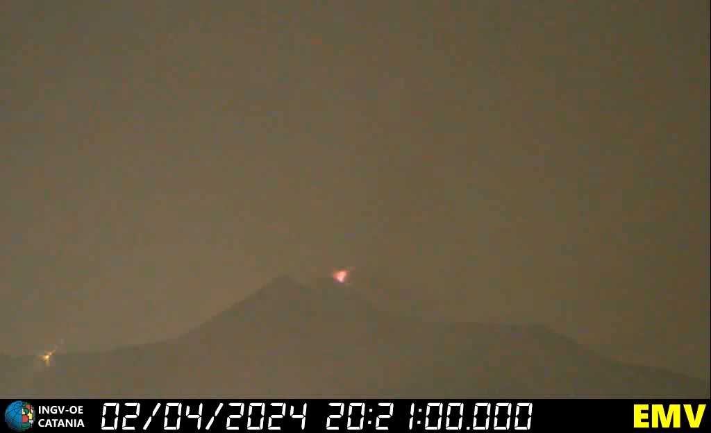 Strombolianische Aktivität am Südostkraterkomplex