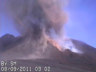 Kollaps und Lavastrom aus neuem SEC